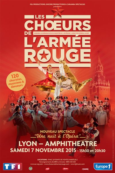 Les Choeurs de l'Armée Rouge à Lyon