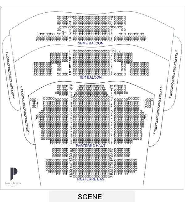 plan Salle Pleyel