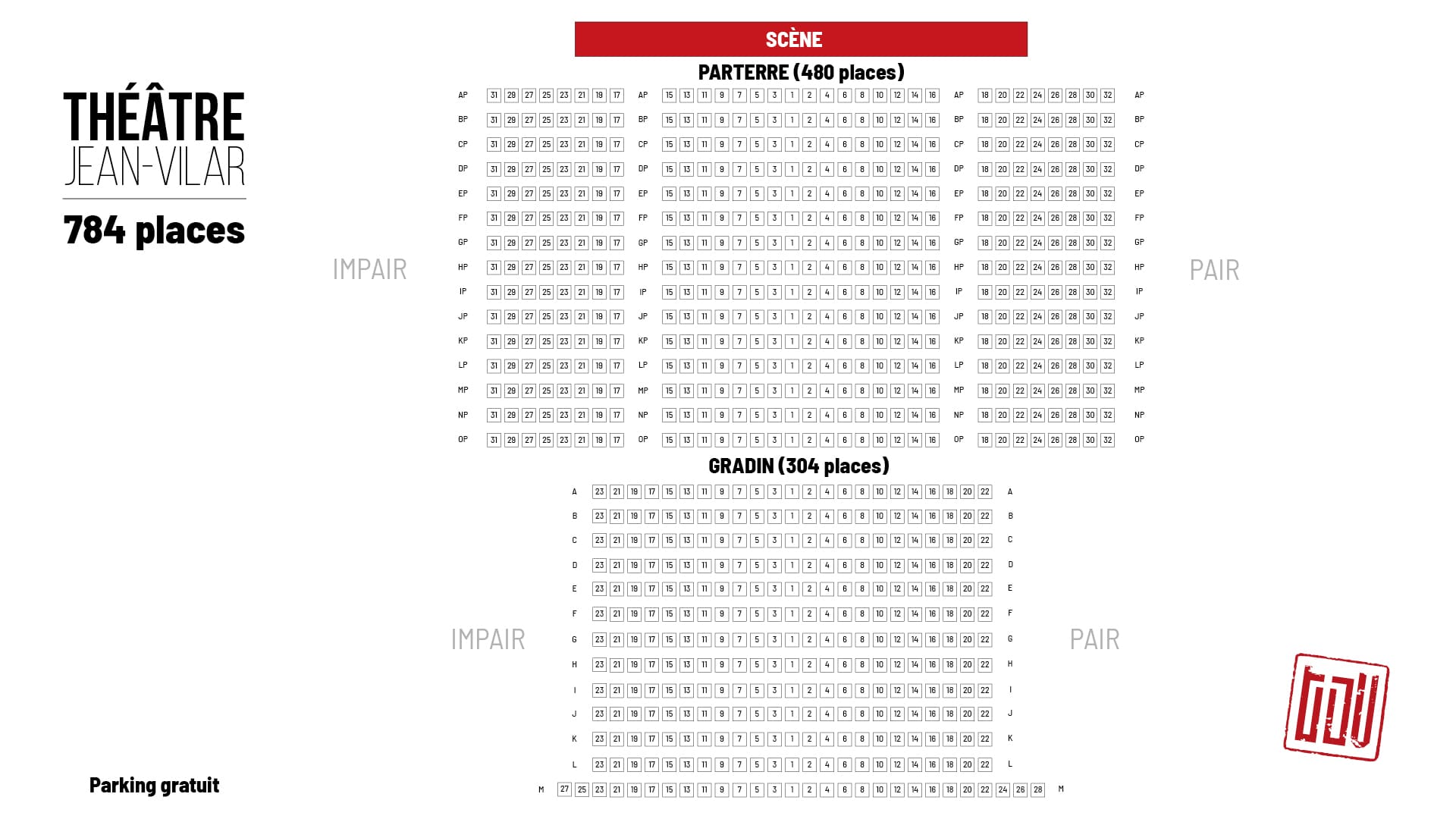 plan Salle Polyvalente de Bourgoin-Jallieu