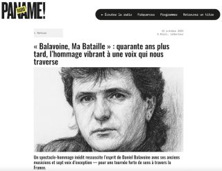 Paname Radio salue BALAVOINE MA BATAILLE, un hommage authentique à Daniel Balavoine avec ses musiciens historiques, Guy Balavoine et sept voix d’exception